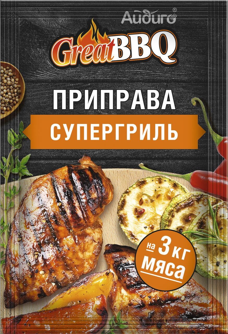 Приправа Супергриль Great BBQ 30 г. Айдиго